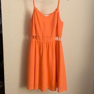 Orange dress